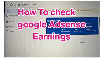 How To Check Google Adsense Earnings / Google Ads Revenue #adsense #youtubeincome