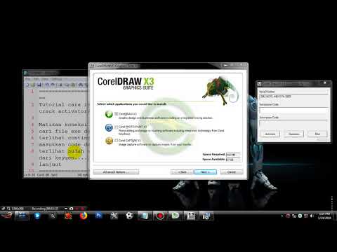 Cara Instal CorelDraw x3 dengan aktivator keygennya   lewat 15 hari