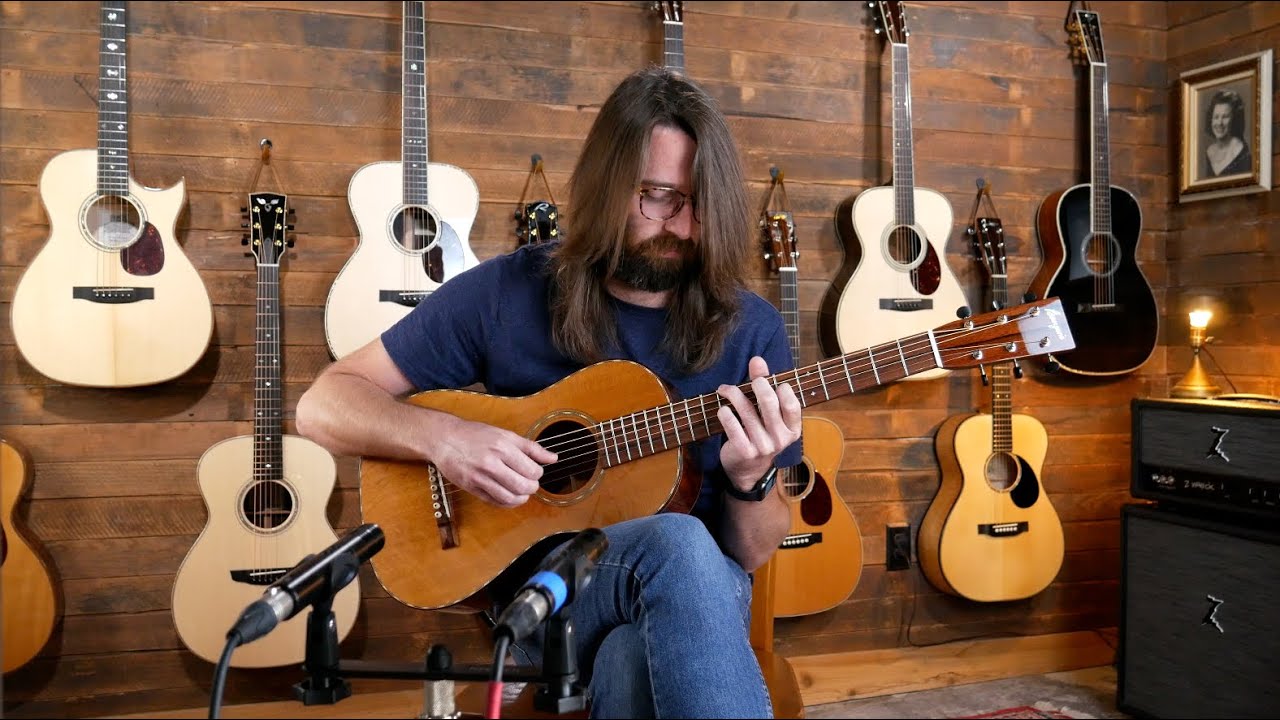 2020 Bourgeois Victorian Piccolo Parlor - Aged Tone Bearclaw Sitka & Figured Mahogany 