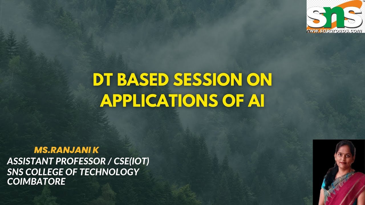 DT BASED SESSION ON APPLICATIONS OF AI | ELECTRONICS CIRCUIT AND ELECTRON DEVICE |SNS INSTITUTIONS