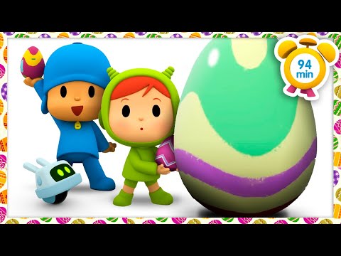? POCOYO ENGLISH - The Great Battle of the Easter Eggs [94 min] Full Episodes |VIDEOS and CARTOONS