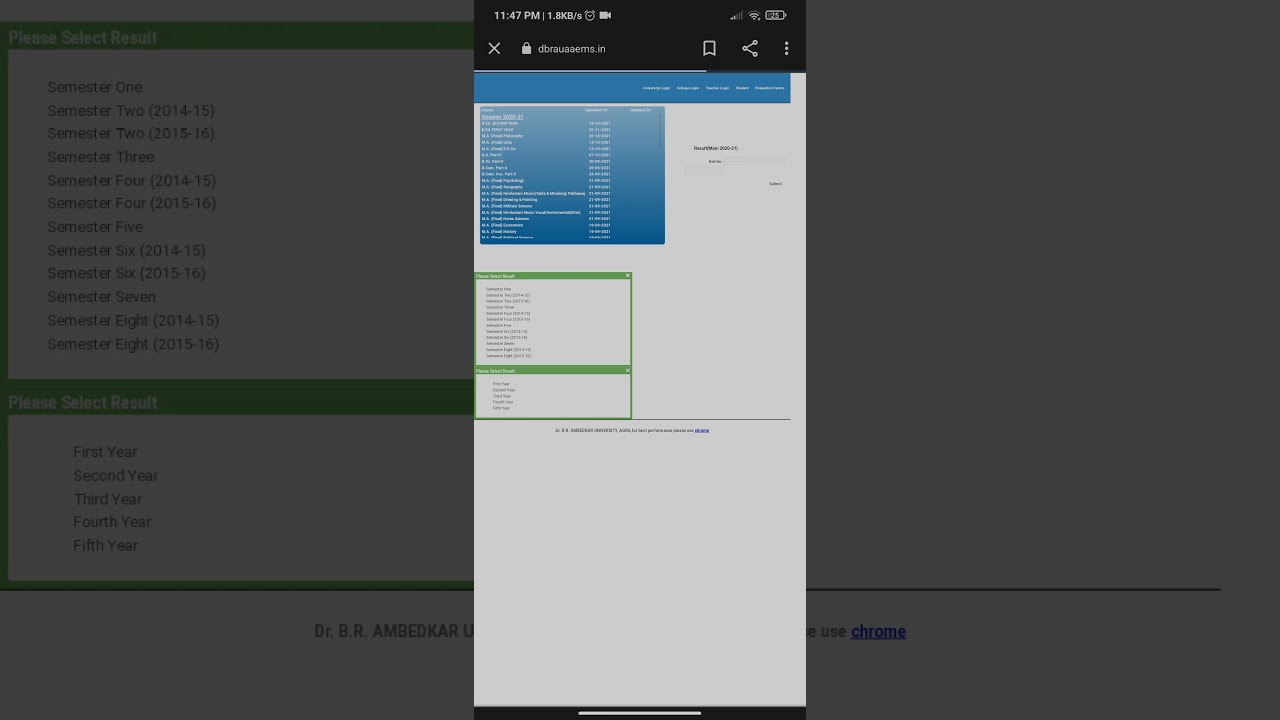 Agra university  B.Ed result is out... 