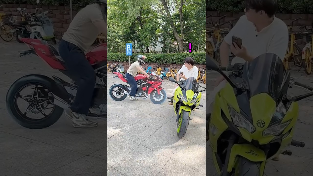 Imprimo una foto de moto para gastarle una broma a mi amigo, ¡y no se da cuenta para nada!