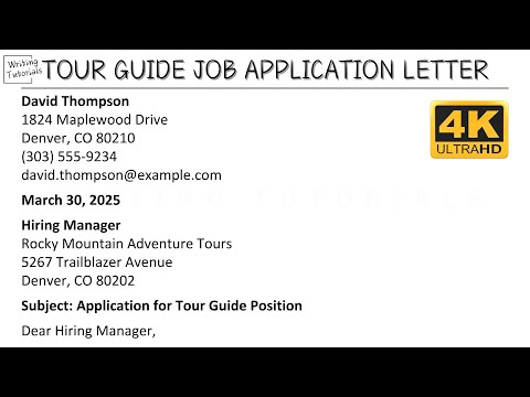 How To Describe Campus Tour Guide Job On Resume