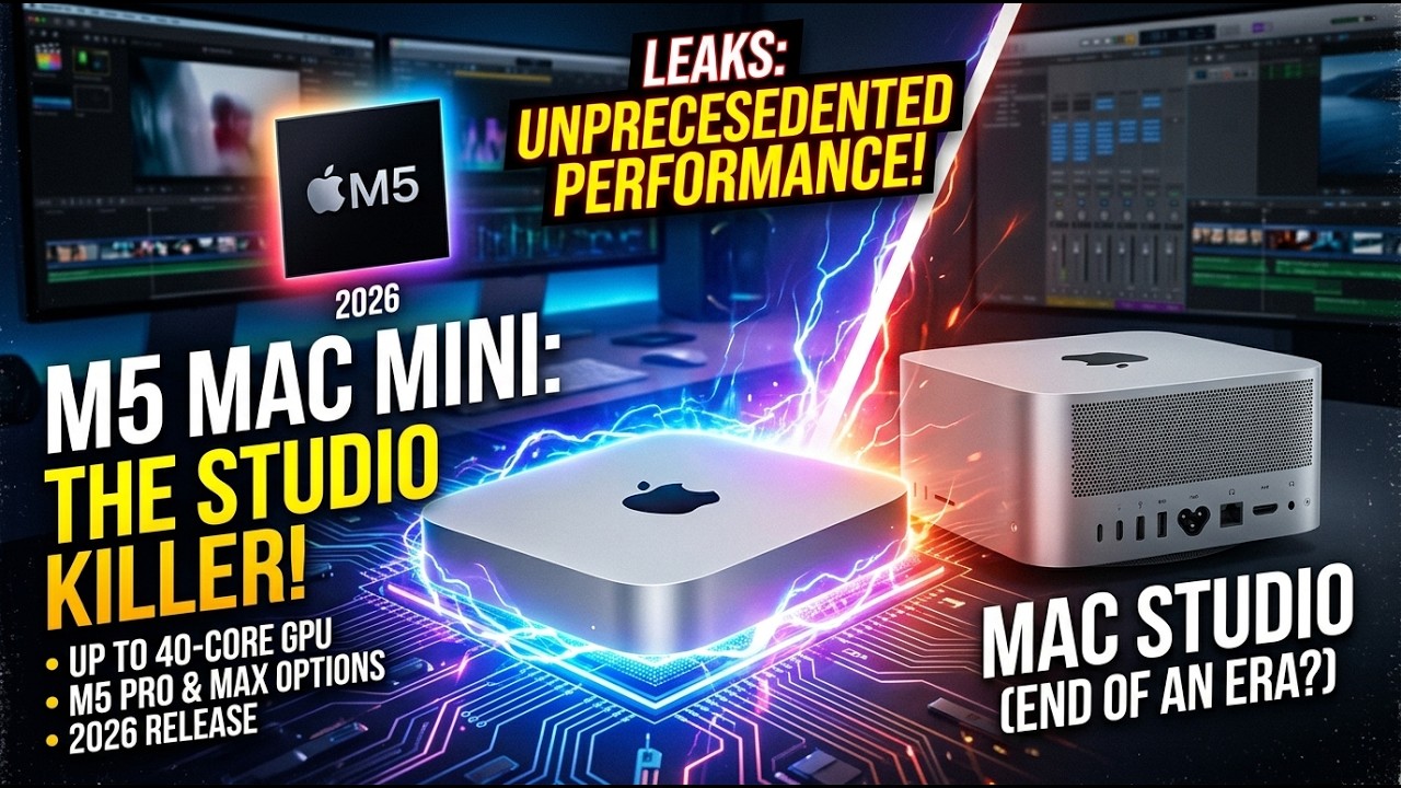M5 Mac Mini (2026) LEAKS: The Mac Studio KILLER is Here! - YouTube