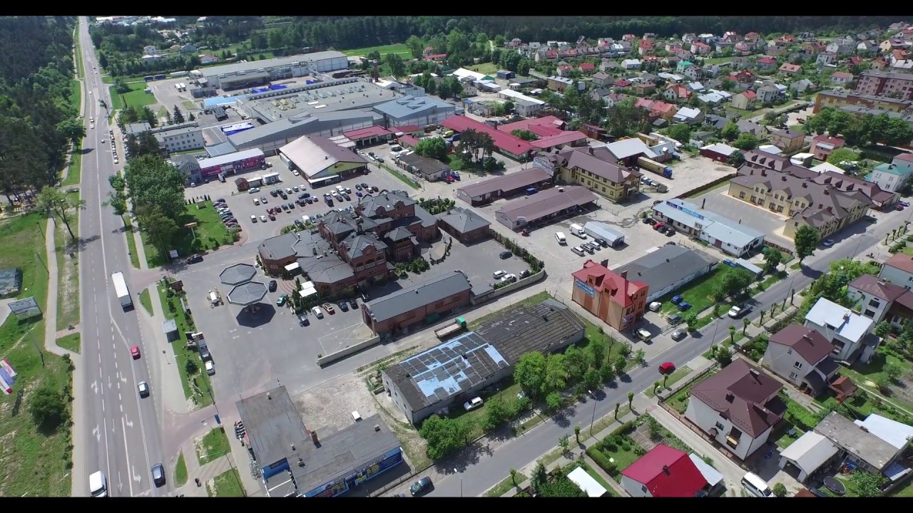 Tomaszów Lub. Przelot nad Miastem  4k