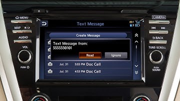 2017 Nissan Murano - Text Messaging - with Navigation (if so equipped)