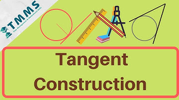 Construction of Tangent to a Circle from a point on and Outside the Circle/ Math