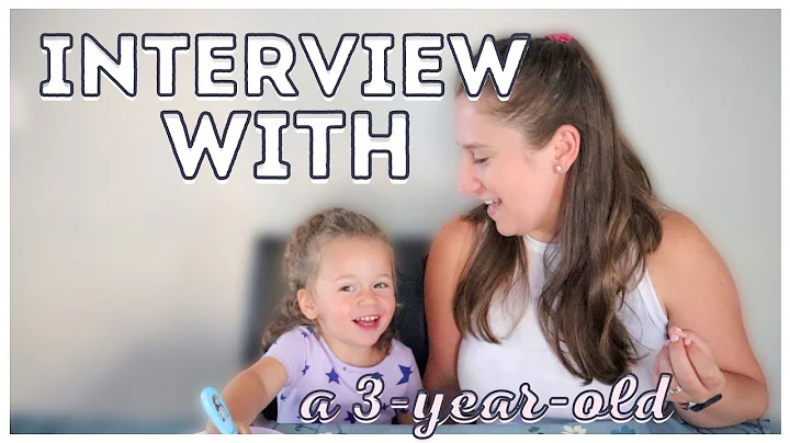 Interview with a toddler | Ellie is 3 years old | funny and cute Q&A