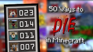 50 Ways to Die in Minecraft but there's a Death Count for every characters