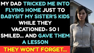 My Dad Tricked Me Into Flying Home Just To Babysit My Sister’s Kids While They Vacationed—So I...