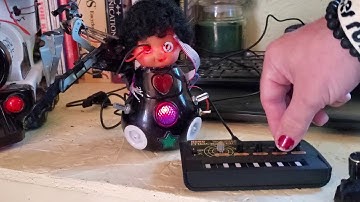 B177-Y assimilation Circuit Bend demo with Korg Monotron Delay Synthesizer