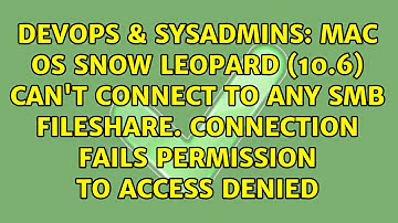 Mac os snow leopard (10.6) can