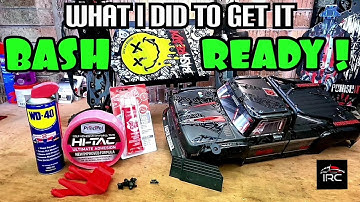 Arrma OUTCAST 8S EXB RTR - MY MUST DO CHEAP MODS! Body shell reinforcement, chassis protection etc..