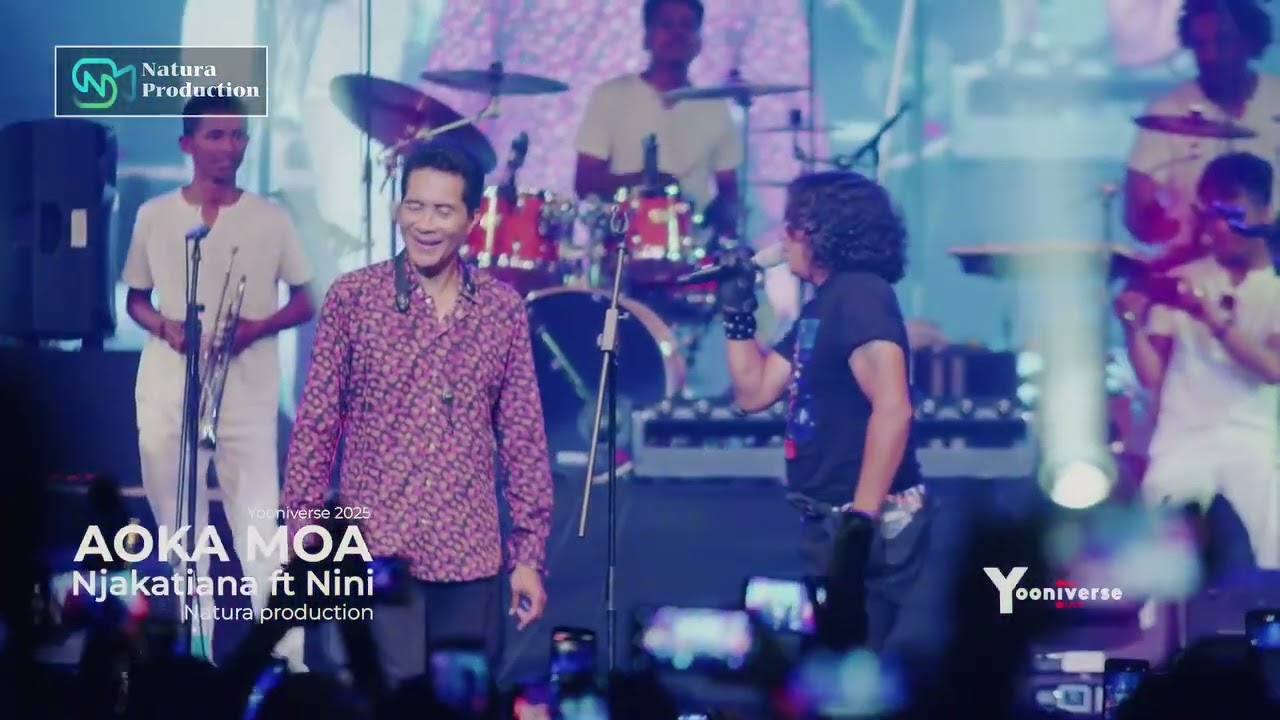 Njakatiana & Nini - Aoka moa - Live   ( Natura Production )