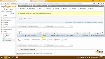 13. Học cách sử dựng Query Builder tương tác với CSDL trong Laravel phần 1