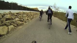 Ruta mtb Algaida barbacoas puente Río Segura Murcia bici de montaña
