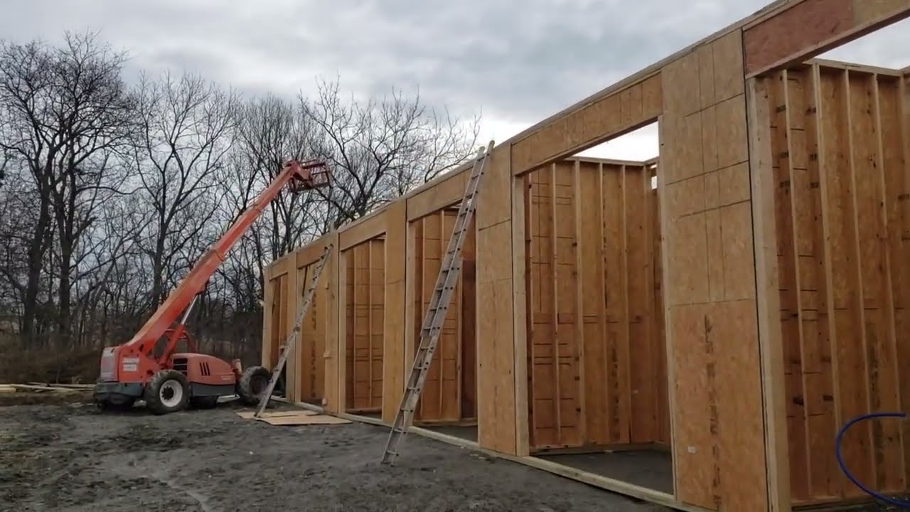 Посещение второго строящегося экологичного дома.