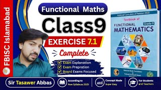 Functional math class 9 chapter 7 exercise 7.1 / class 9 functional math unit 7 exercise 7.1 fbise
