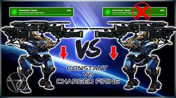 GAUSS POWERMAN SKILL Charged VS Constant Fire TEST – Comparison | War Robots