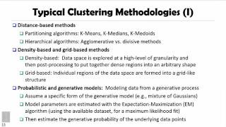 DATA MINING   5 Cluster Analysis in Data Mining   1 5 An Overview of Typical Clustering Methodologie