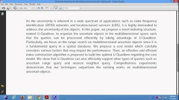 Effectively Indexing the Multidimensional Uncertain Objects