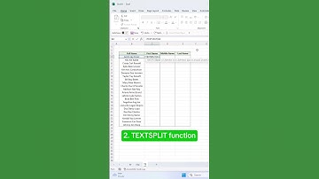 3 ways to split text in Excel. 🖖🏼 Who knew all three?! #excel #tutorial