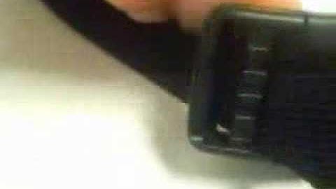 How to route the strap through the buckle