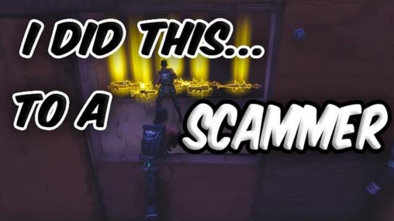 Scammer Scammed Me.. So i Did This.. (I GOT SCAMMED) Fortnite Save The World