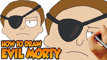 How to Draw Evil Morty