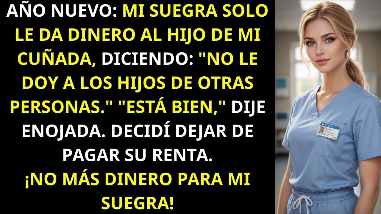 Mi suegra dejó de darle dinero a mis hijos, así que dejé de pagar su renta  Lo que pasó después