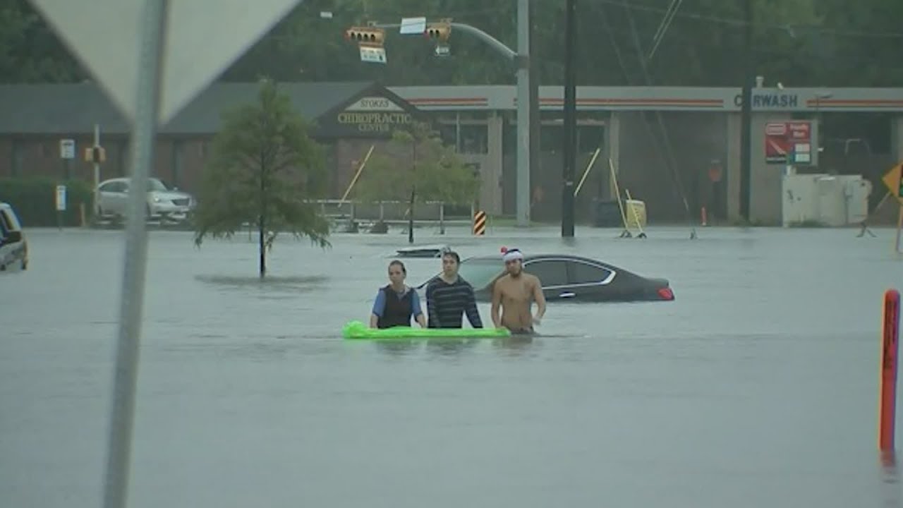 Flash Flooding Inundates Houston Area as Storms Spawn Heavy Rain, Tornadoes