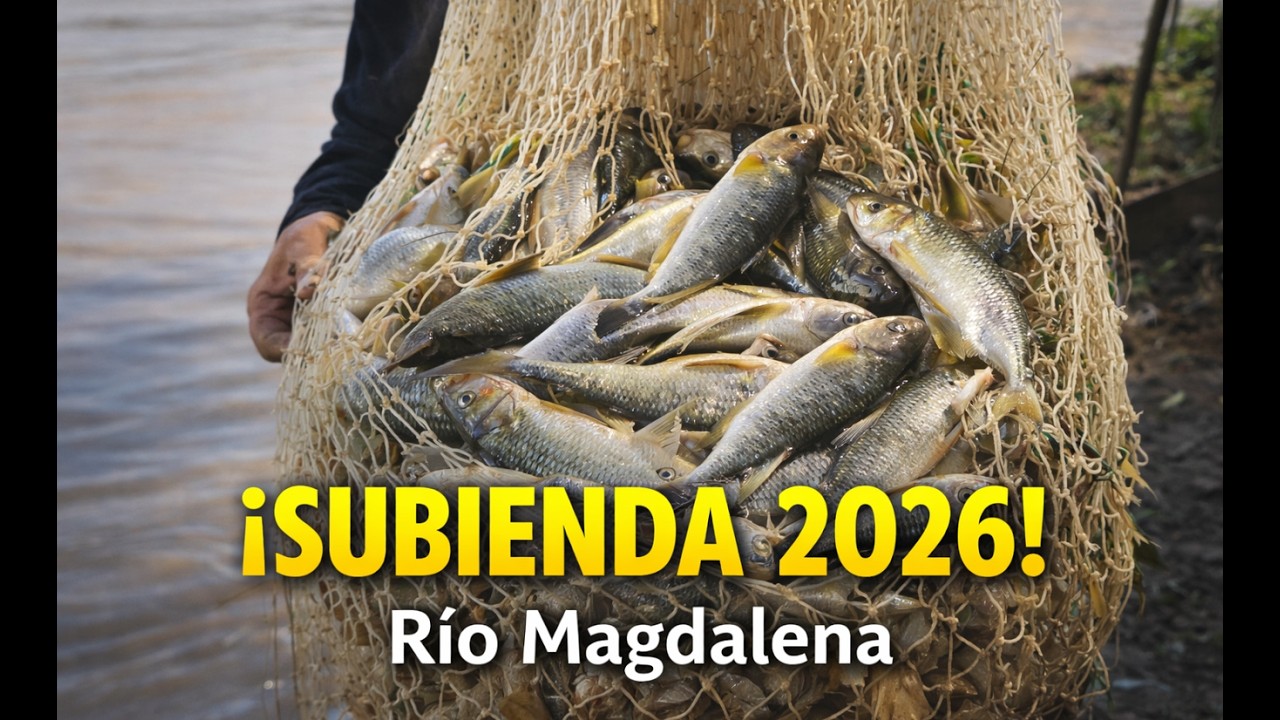 ¡Llegó la Subienda en Honda 2026!, #bocachico #subienda #riomagdalena #honda #pesca #nicuro #turismo