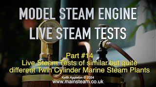 Thumbnail for MODEL STEAM ENGINE LIVE STEAM TESTS - PART #14