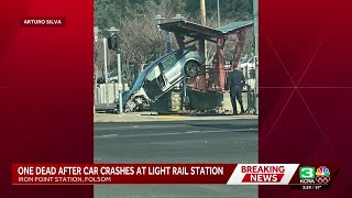 Deadly crash blocking SacRT light rail tracks in Folsom, officials say