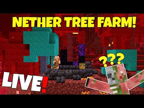NEW NETHER TREE FARM! Tech Thursday! Minecraft Bedrock Edition 2/26/26