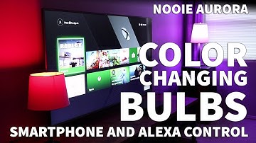 Nooie RGB Light Bulb - Color Changing Smart RGB Light Bulbs No Hub with Alexa Voice Control