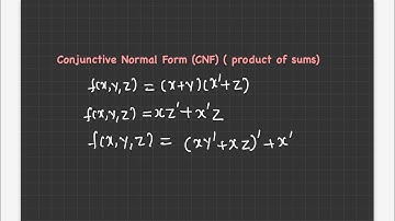 Conjunctive Normal Form | CNF ( product of sums ) | Boolean Algebra