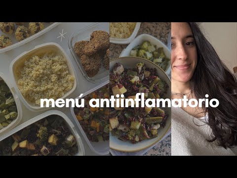 Batch cooking saludable ✦ menú antiinflamatorio para la semana