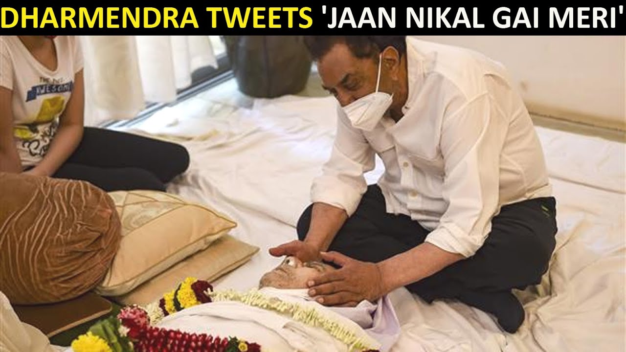 Dharmendra breaks down as he holds 'brother' Dilip Kumar one last time