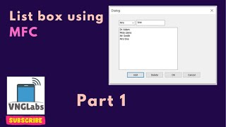 List box using MFC - Part 1