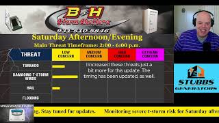 Tracking Strong/Severe Storms for Our Saturday