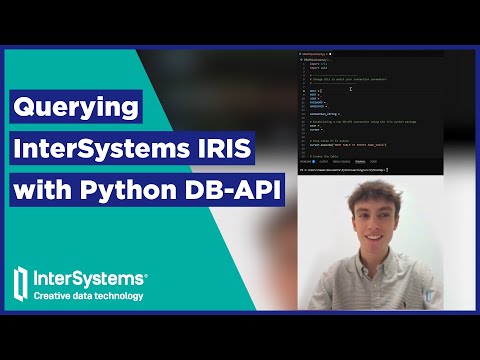 Querying InterSystems IRIS with Python DB API