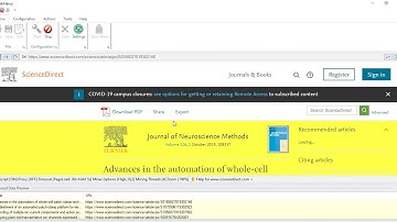How to capture Author Emails from ScienceDirect listings