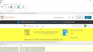 How to capture Author Emails from ScienceDirect listings