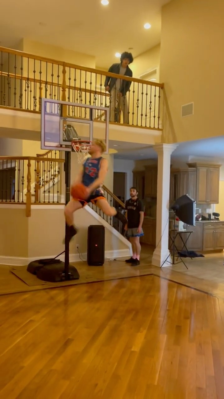 Craziest Basketball Trickshot Dunk Of ALL TIME!