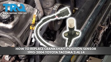How to Replace Crankshaft Position Sensor 1995-2004 Toyota Tacoma 2.4L L4
