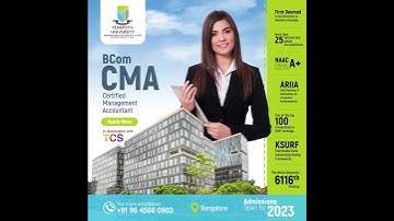BCom CMA Admission Started 2023 - 24 | Yenepoya University #yenepoyauniversity #cmacourse