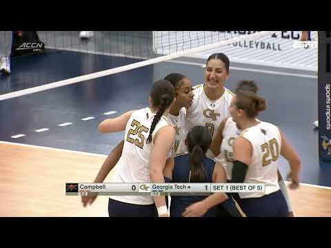 Campbell vs. Georgia Tech Full Match Replay | 2026 ACC Volleyball