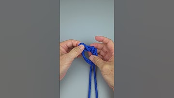 How to tie a double loop knot